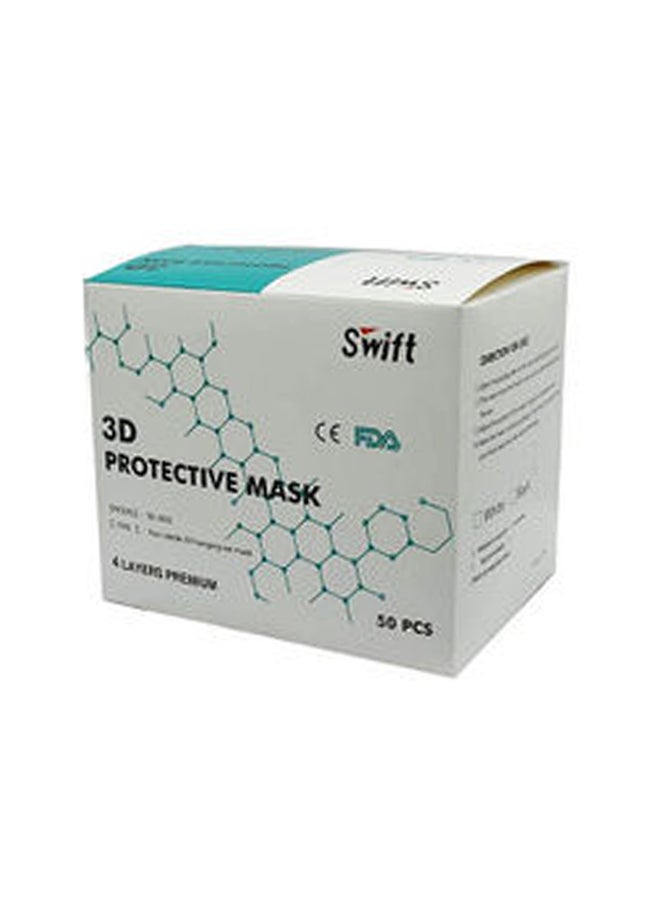 Swift 50 Piece 3D Face Mask  - Image 2