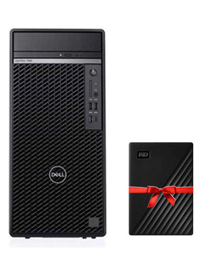 DELL Optiplex 7080 Tower Desktop - Intel Core I7 10700 - 8 Gb Ram - 1Tb Hdd + 256 Ssd- With External Hard Drive As A Gift Black - Image 1