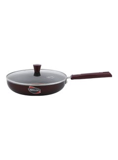 NIRLEP Selec+ Series 24cm Non Stick Fry Pan with Lid Maroon 24cmcm  - Image 3
