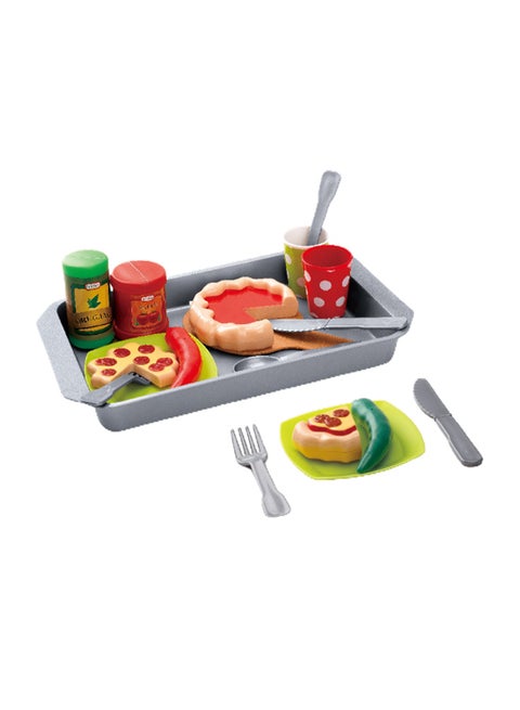 19-Piece Pretend Play Food Set Includes Of Food Stuff And Accessories To Play 32 x 21.2 x 6.5cm