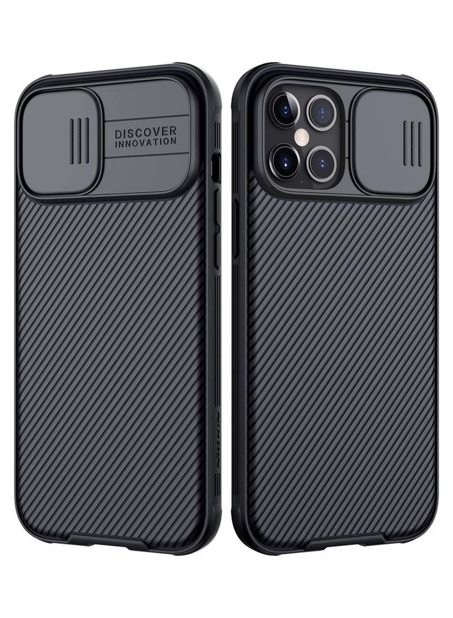 Nillkin Hard CamShield With Camera Slide Protective Case Cover For iPhone 12 Pro Max Black