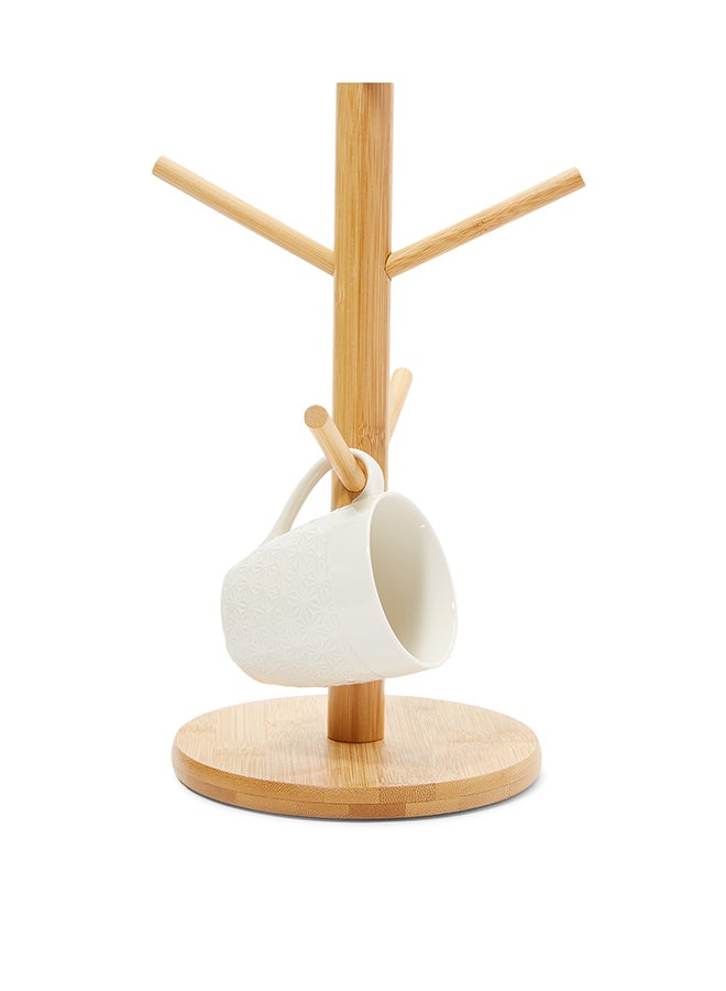 Orchid Wooden Tree Mug Holder Beige 33cm  - Image 2