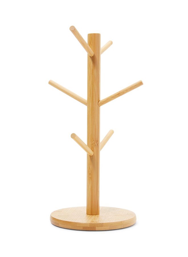 Orchid Wooden Tree Mug Holder Beige 33cm  - Image 1