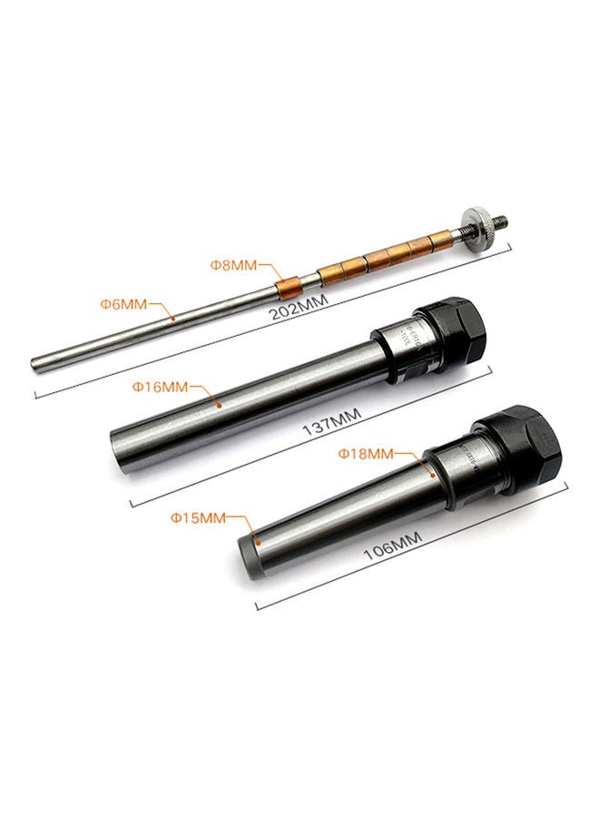 Generic - Straight Shank Lathe Pen Silver 25X3.50X3.50cm - Image 1