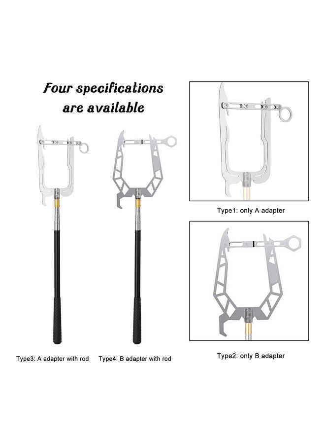 Type B Boat Hook Simple Threader Silver 42x4x16cm - Image 5