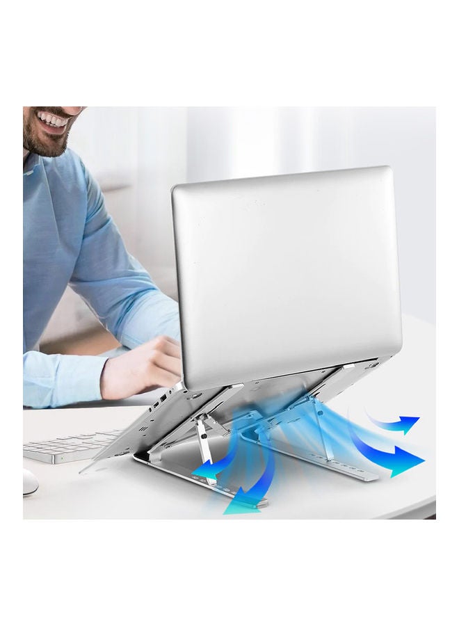 تراندز حامل كمبيوتر محمول قابل للتعديل من الألومنيوم رمادي  - Image 3