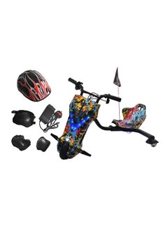 Rally 3 Wheels Electric Drift Scooter With Helmet Kit Knee Guard And Elbow  - Image 2