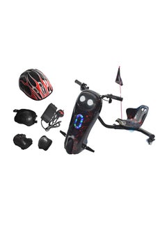 Rally 3 Wheels Electric Drift Scooter With Helmet Kit Knee Guard And Elbow  - Image 2