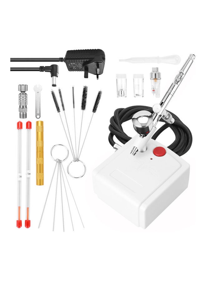 Professional Airbrush Set White  - Image 1