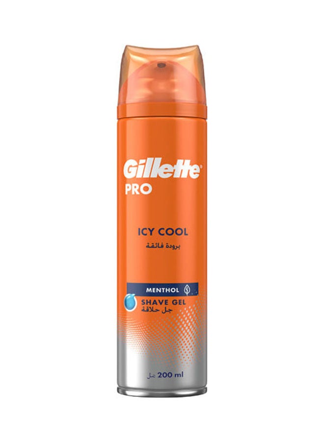 Gillette Pro Gel Icy Cool  Mea Multicolour 200ml 