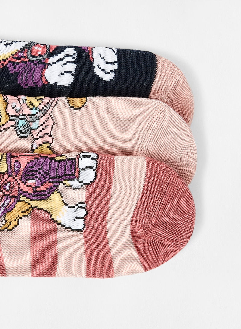 NAME IT - Kids Paw Patrol Socks (Pack of 3) Multicolour - Image 1