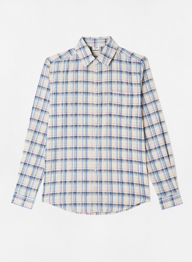 سيفي x دي‘اتيلير قميص بنقشة مربعات - Image 1