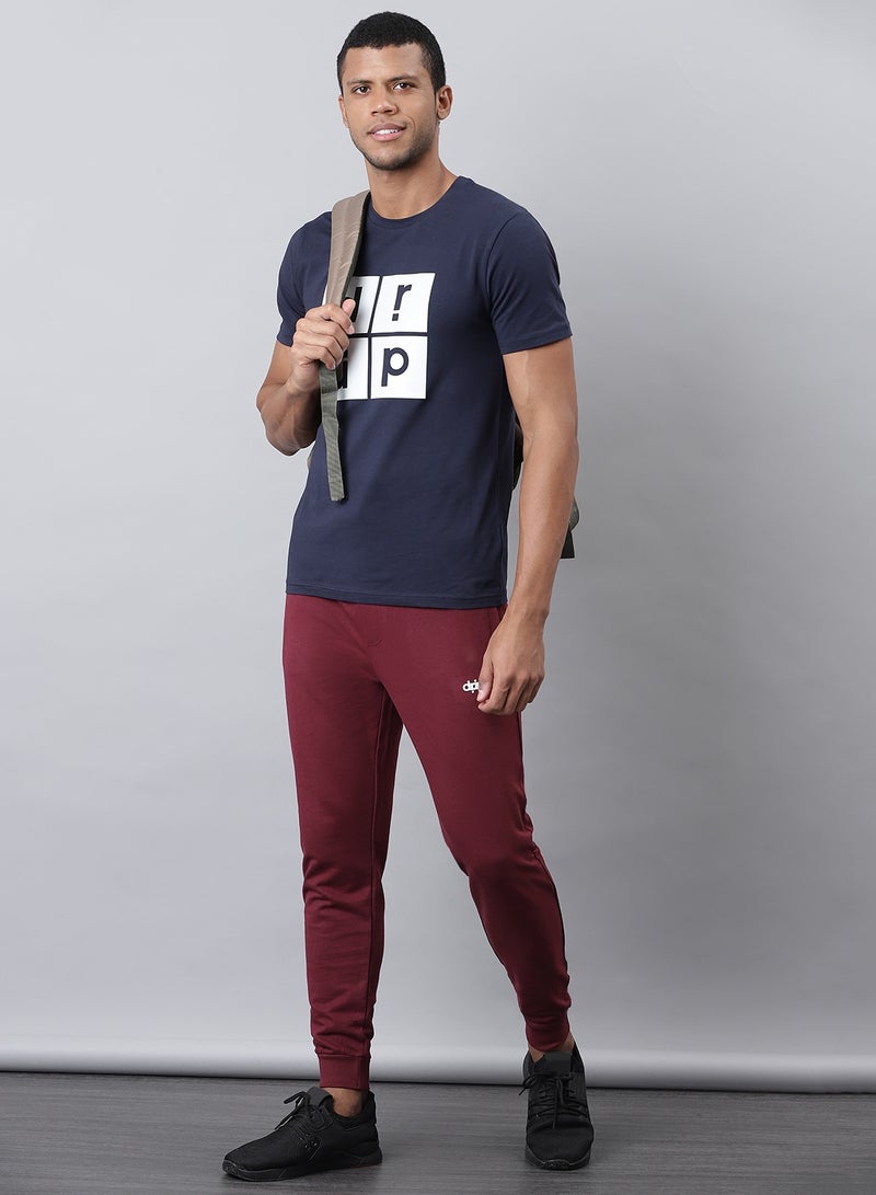 DRIP - French Terry Joggers Maroon - Image 1