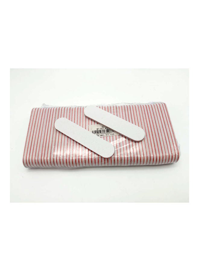 HK 50-Piece Disposable Nail File White - Image 1