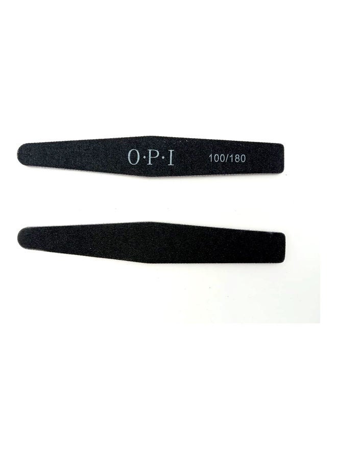 OPI 25-Piece Nail File Triangular 100/180 Grit Black - Image 2