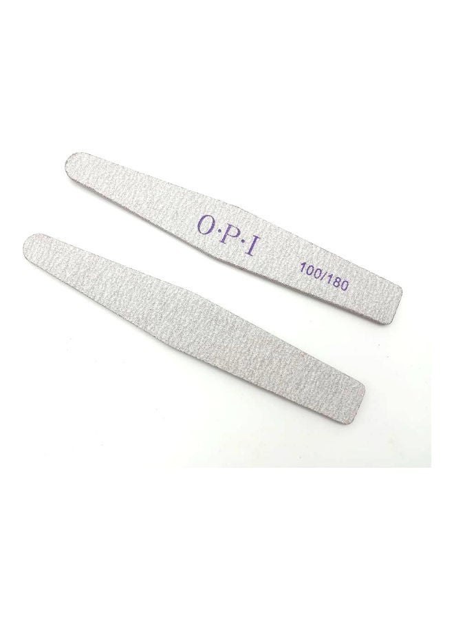 OPI 25-Piece Nail File Triangular 100/180 Grit White - Image 3