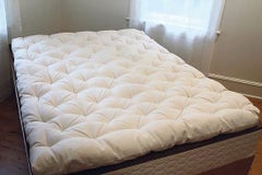 snooze Rectangular Mattress Topper Microfiber White 180x200cm  - Image 2