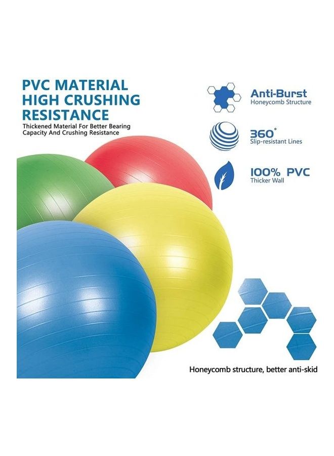 ULTIMAX Yoga Exercise Ball For Fitness 65cm - Image 5