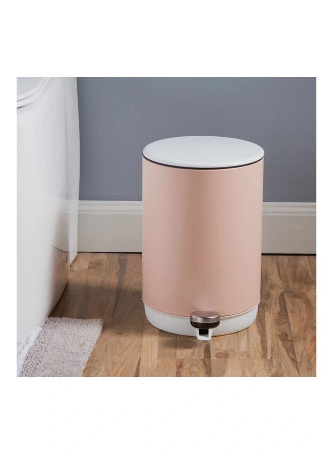 Anton Cylindrical Step Waste Bin Pink 5Liters 
