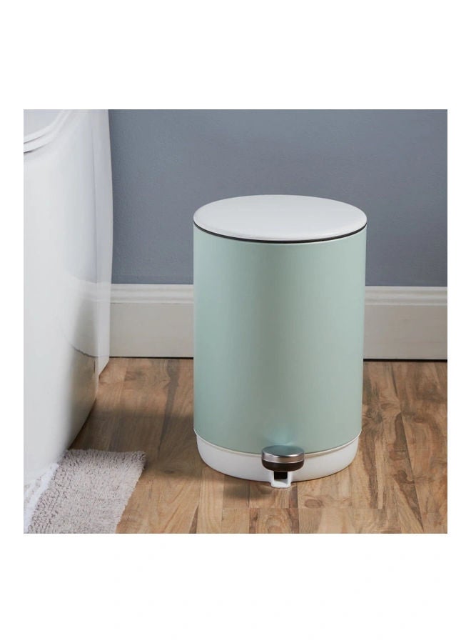 Generic Anton Cylindrical Step Waste Bin Green 5Liters 
