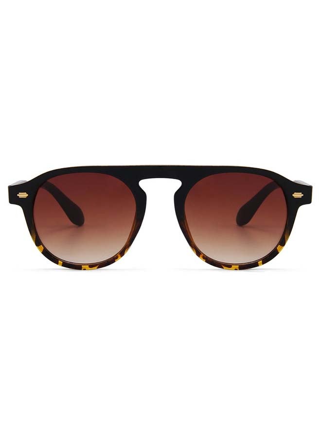 Veil Men's Round UV Protection Sunglasses - Lens Size : 50mm  - Image 1