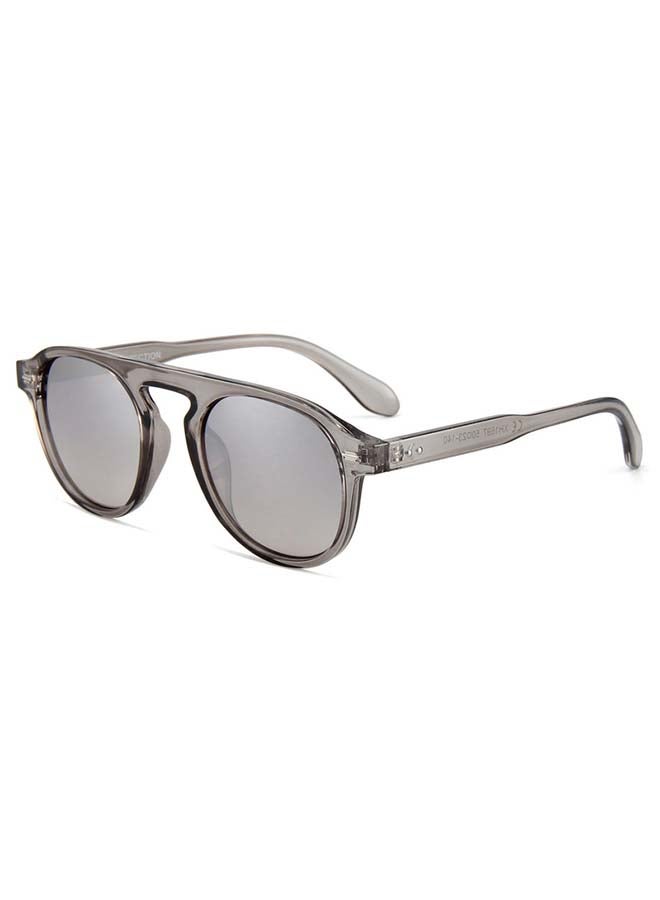Veil Men's Round UV Protection Sunglasses - Lens Size : 50mm - Image 2