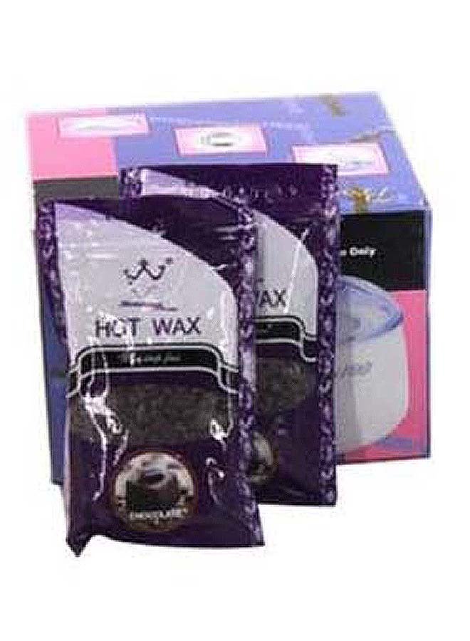 Generic - Wax Heater With 2 Bag Wax White/Blue - Image 1