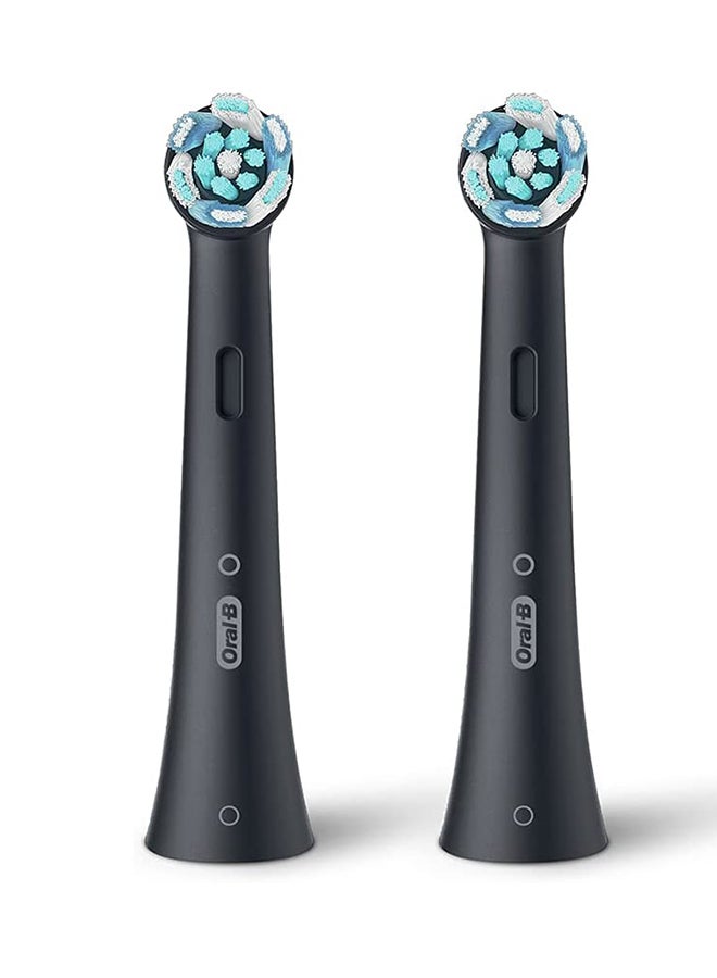Oral-B Io Ultimate Clean Toothbrush Heads 2 Count Black  - Image 2