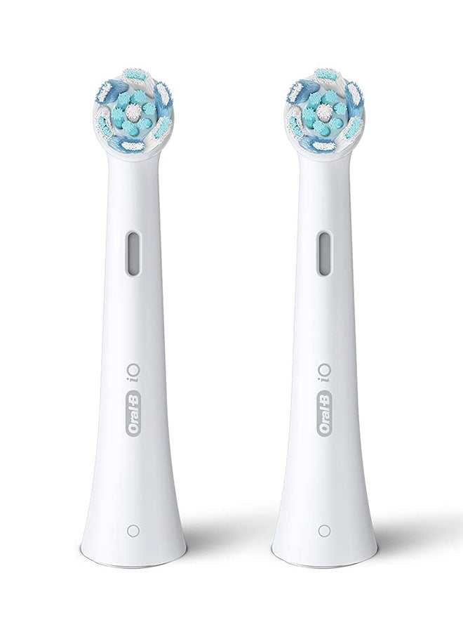Oral-B Io Ultimate Clean Toothbrush Heads 2 Count White  - Image 2