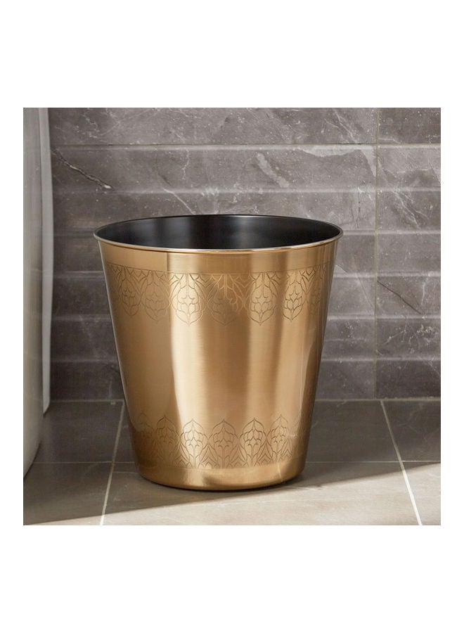 Generic Naima Waste Bin Gold 12Liters 