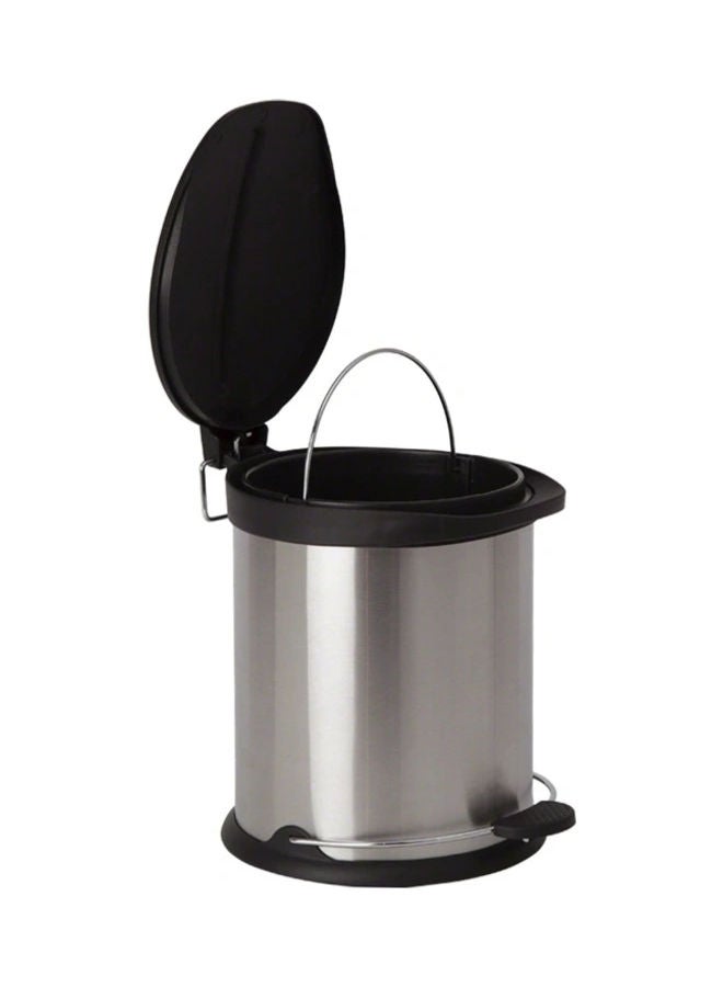 Generic Roger Pedal Bin Silver 26cm 