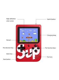 Inder 2-Pieces Sup With 400 In 1 Games Retro Portable Mini Handheld Gamepad Console 3.0 Inch Random Colour wireless  - Image 4