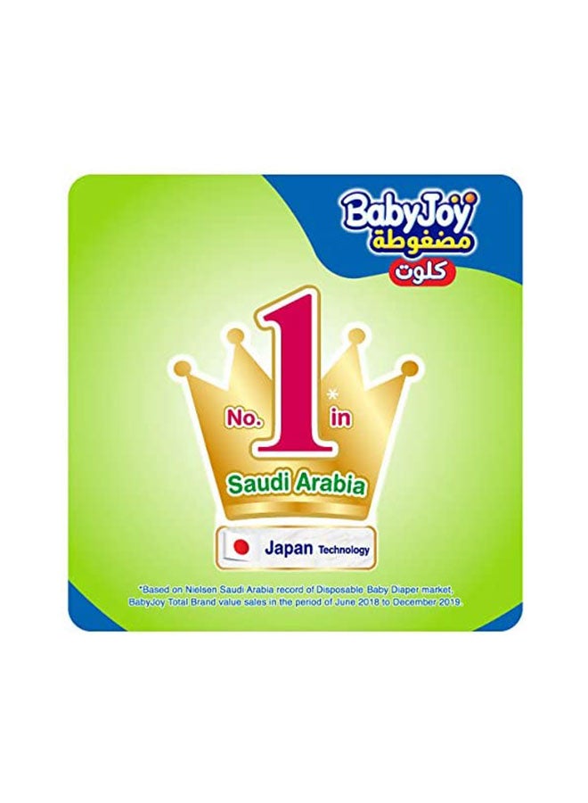 Compressed Culotte Pants Diaper, Size 6, Junior XXL, 16-23 Kg, Jumbo Pack, 32 Diapers