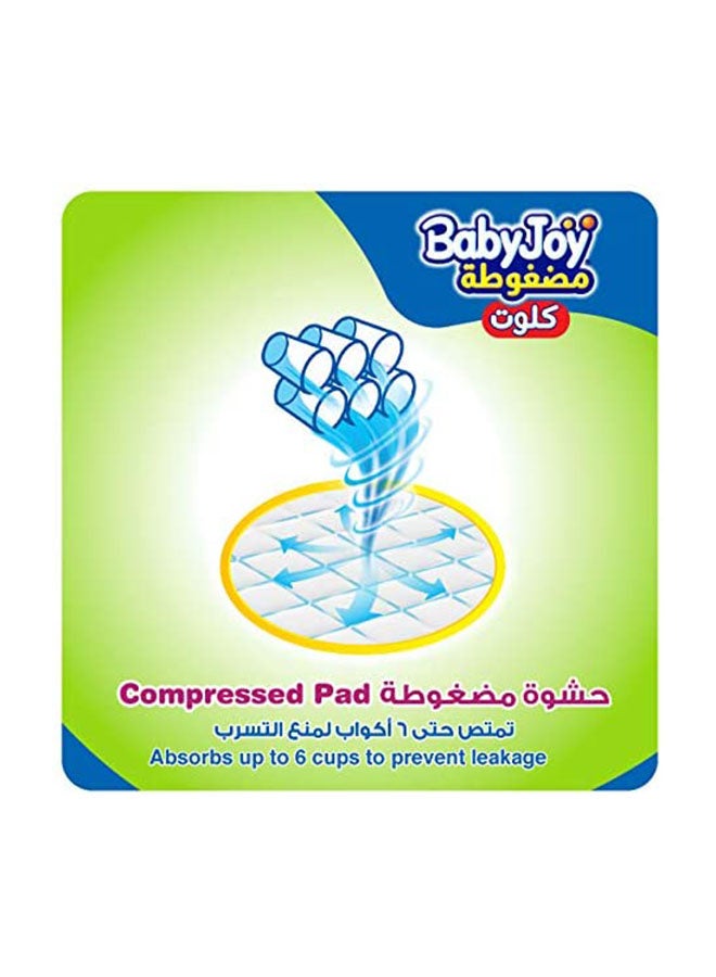 Compressed Culotte Pants Diaper, Size 6, Junior XXL, 16-23 Kg, Jumbo Pack, 32 Diapers