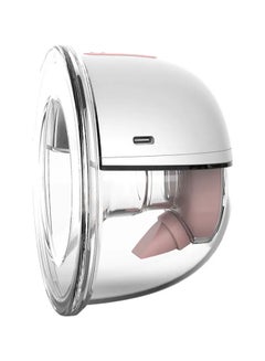 YOUHA Wearable Hands Free Electric Feeding Pump Silent Invisible Pump, 3 Modes 9 Levels Suction With 24m - Silver/Pink  - Image 1