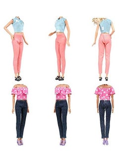 E-TING Set Of 5 Casual Outfit For Doll 5.90 x 3.93 x 1.96inch  - Image 1