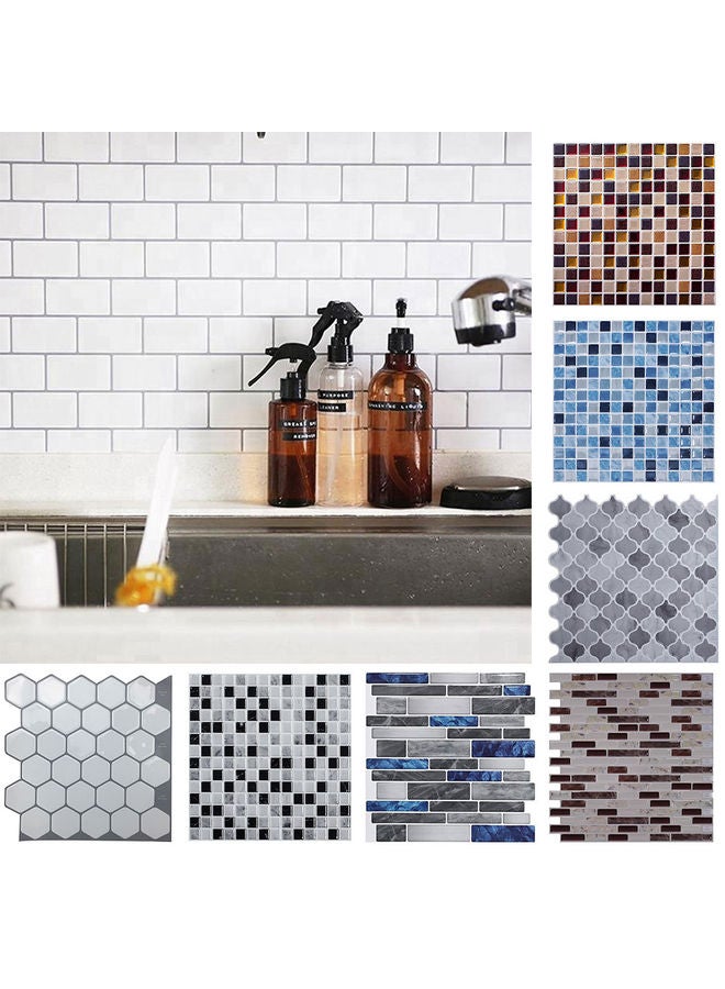 Waterproof Anti Oil Mosaic Brick Tile Wall Sticker TSQS53 30x5x5cm - Image 2