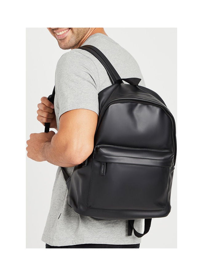 SunBurn by Styli Zip Closure Backpack Black - Image 2