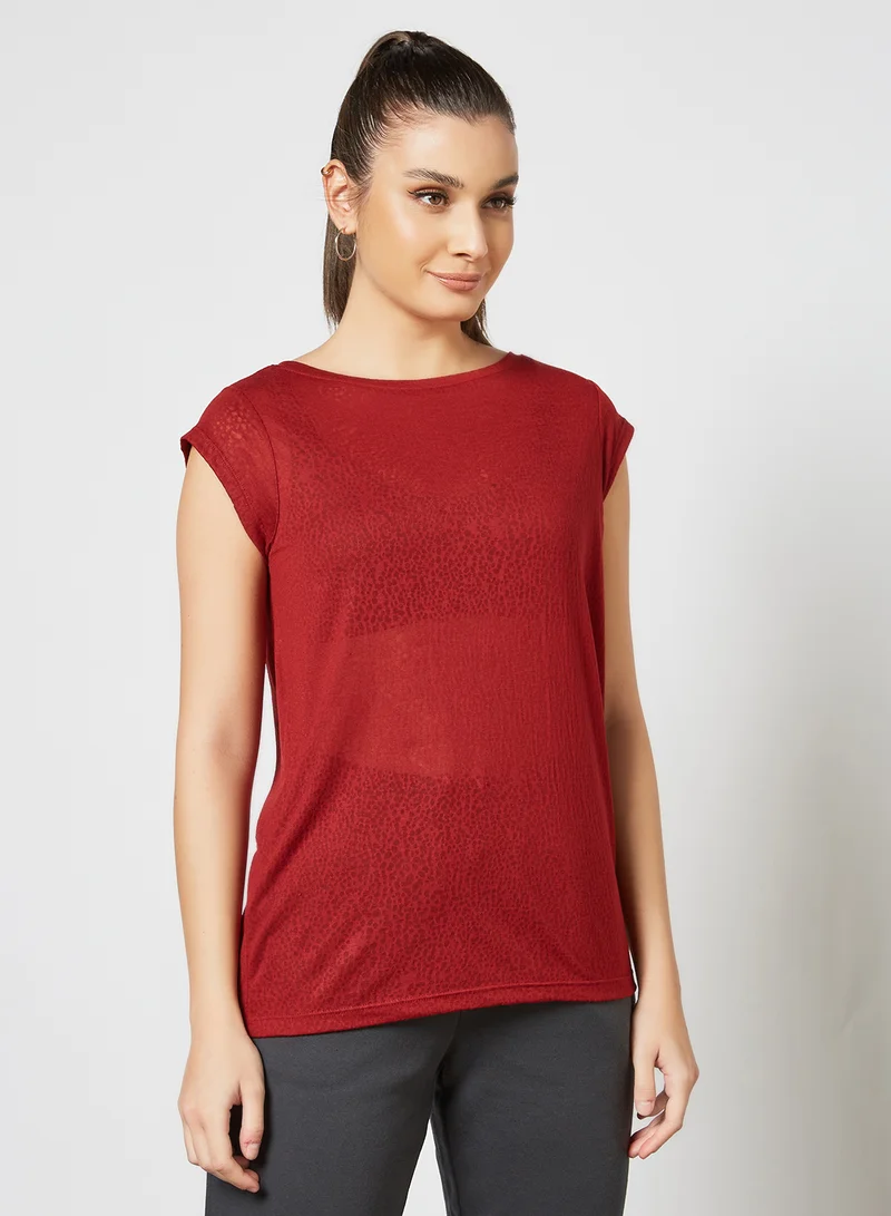 Only Play Burnout Training T-Shirt Red
