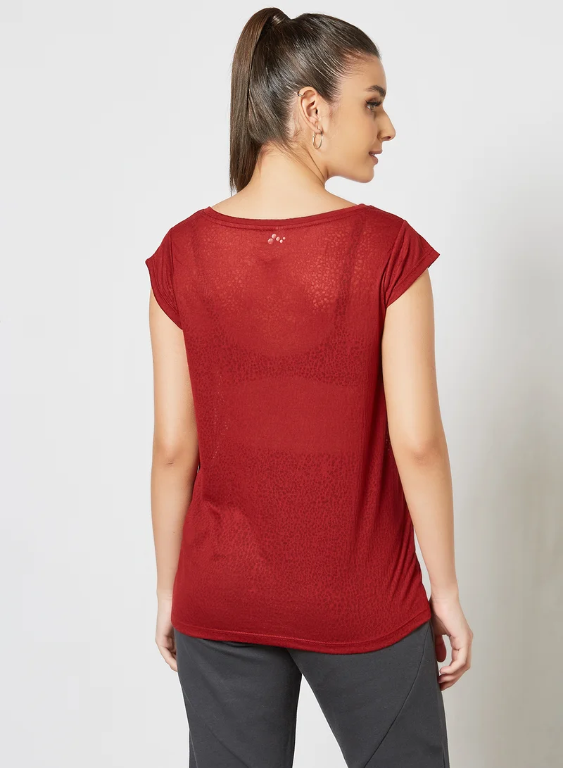 Only Play Burnout Training T-Shirt Red