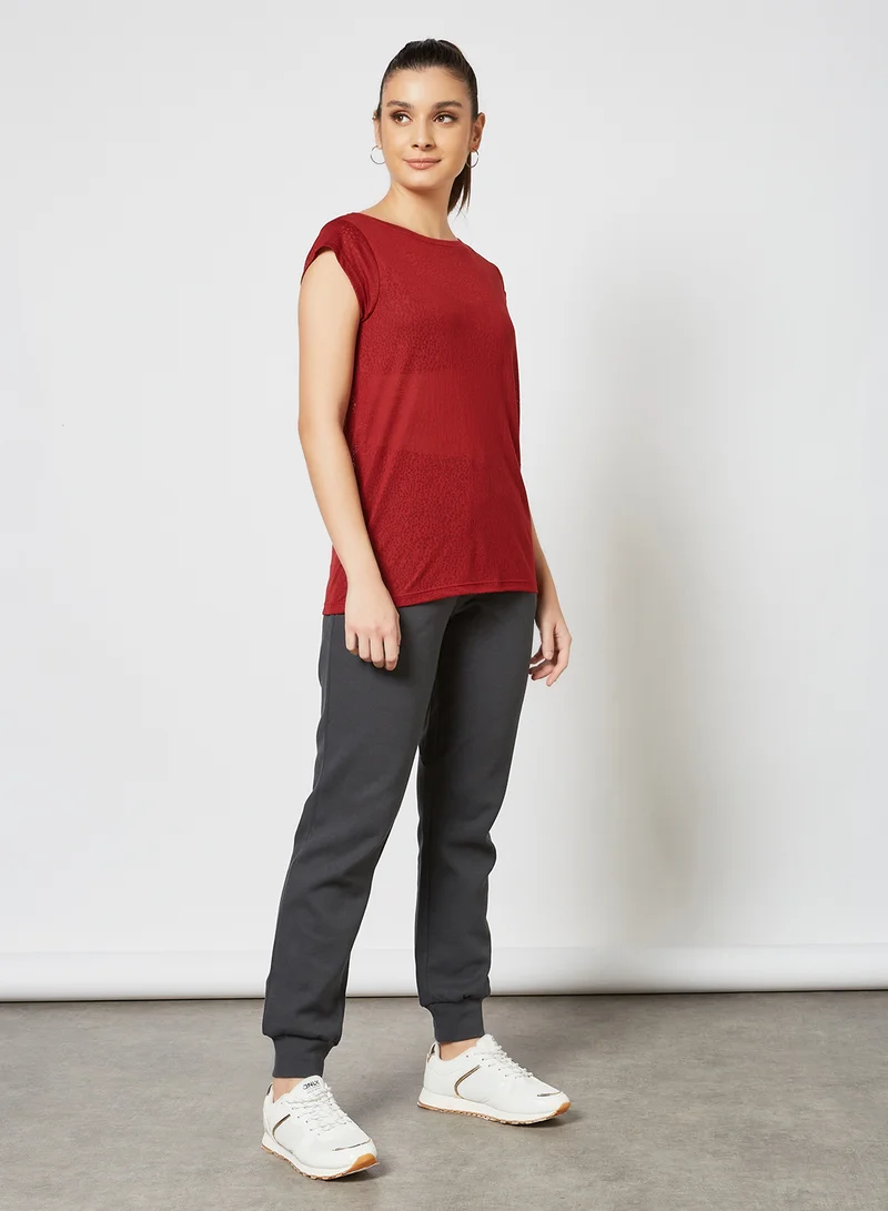 Only Play Burnout Training T-Shirt Red