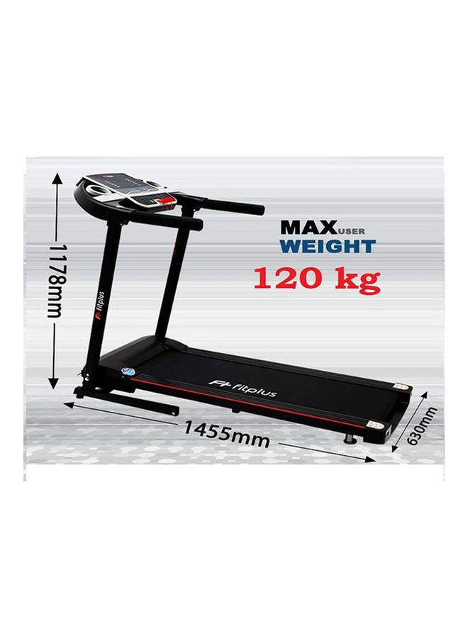 Pro Track Folding Electric Treadmill , 120 Kg For Small Home Fitness 142 X 63 X 106cm  - Image 4