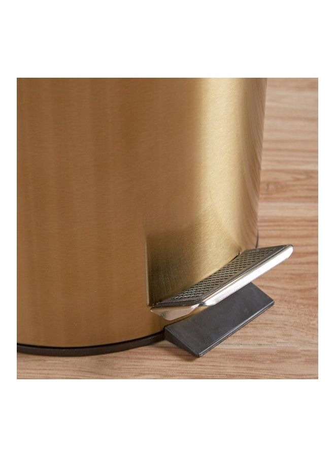 Generic Metallic Step Waste Bin Gold 12Liters  - Image 4