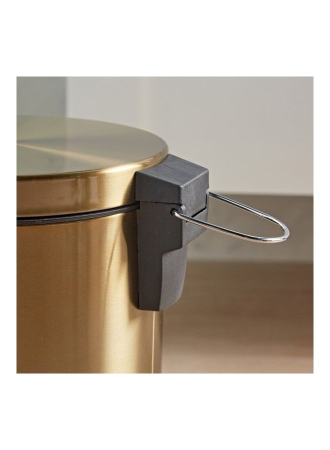 Generic Metallic Step Waste Bin Gold 12Liters  - Image 5