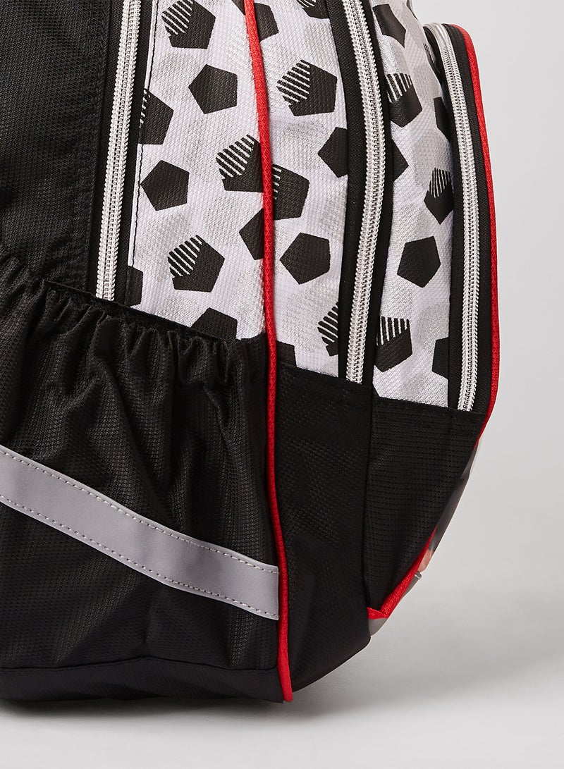 Kids Juventus Football Club Backpack Black/White