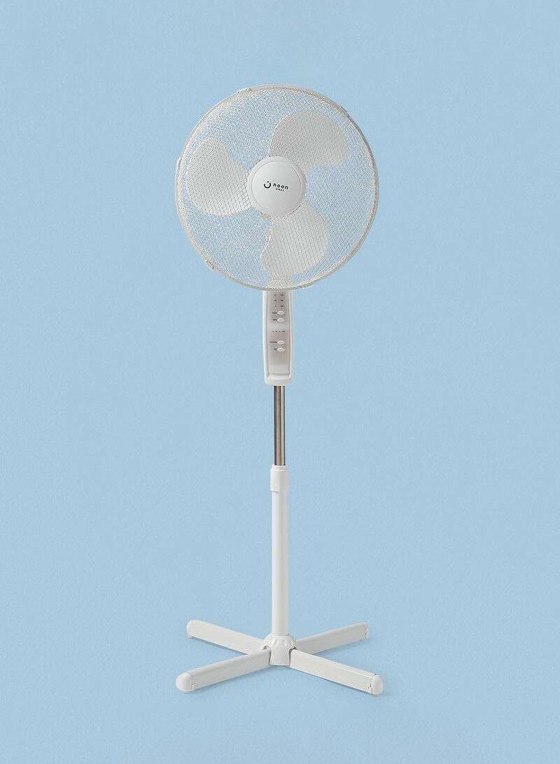 Noon East - Pedestal Stand Fan - 45 W 16 Inch With Remote Controller 45 W DREF-FS-40H White - Image 1