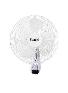 Saachi 16Inch Wall Fan With Wide Angle Oscilation 50.0 W NL-FN-1734W-WH White  - Image 1