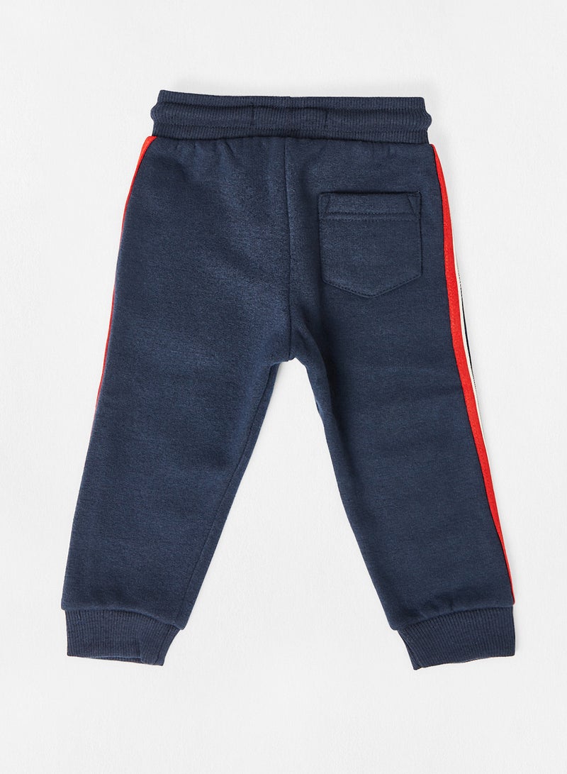 MINOTI - Baby Drawstring Joggers Blue - Image 1