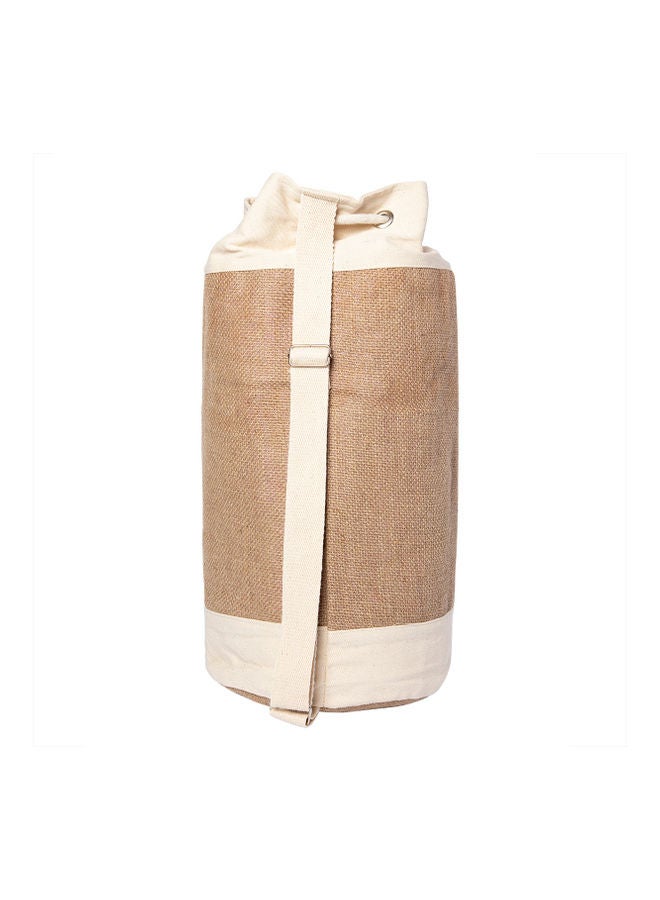 بيج ديزاين حقيبة كتف أنيموس سيجول من الخيش بيج - Image 4