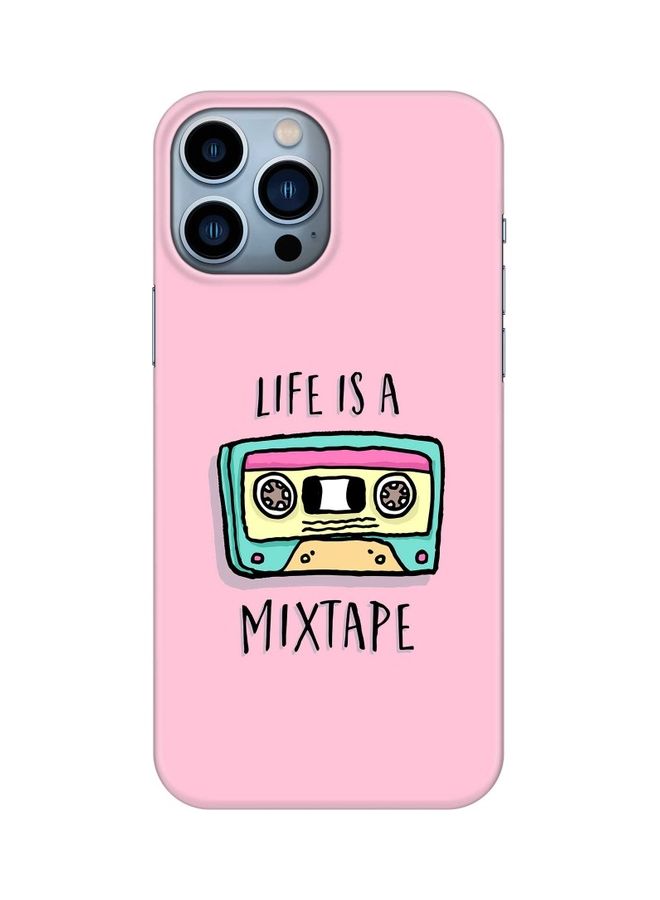 Stylizedd Slim Snap Classic Series Case Cover For Apple iPhone 13 Pro Max Life Is A Mixtape - Image 1